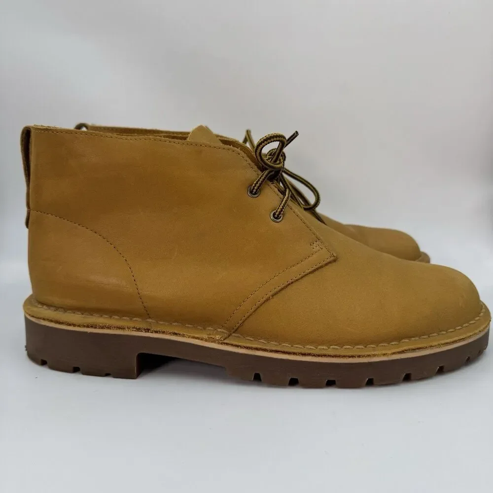 Clarks Overdale Mid 261687237085 Mens Brown Nubuck Lace Up Chukkas Boots 9.5M